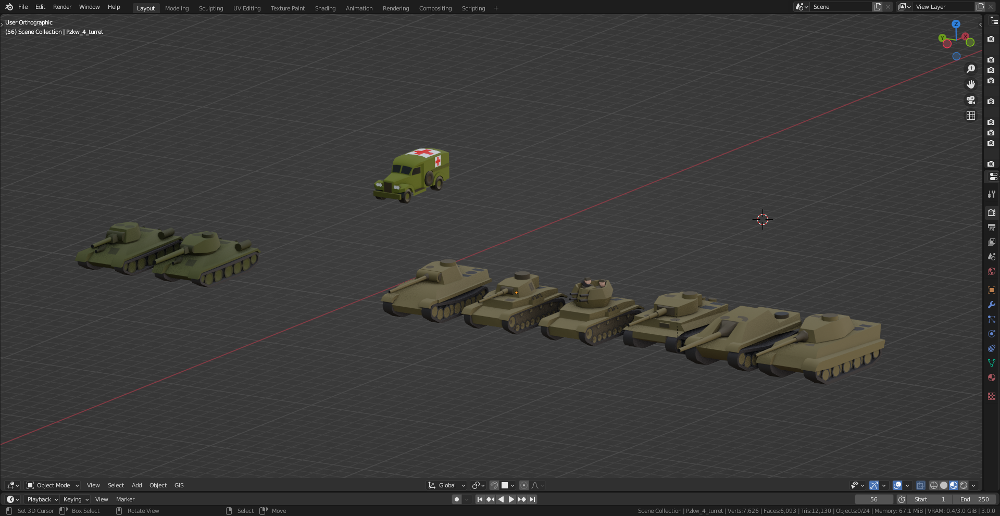 Some lo poly ww2 tanks preview image 1